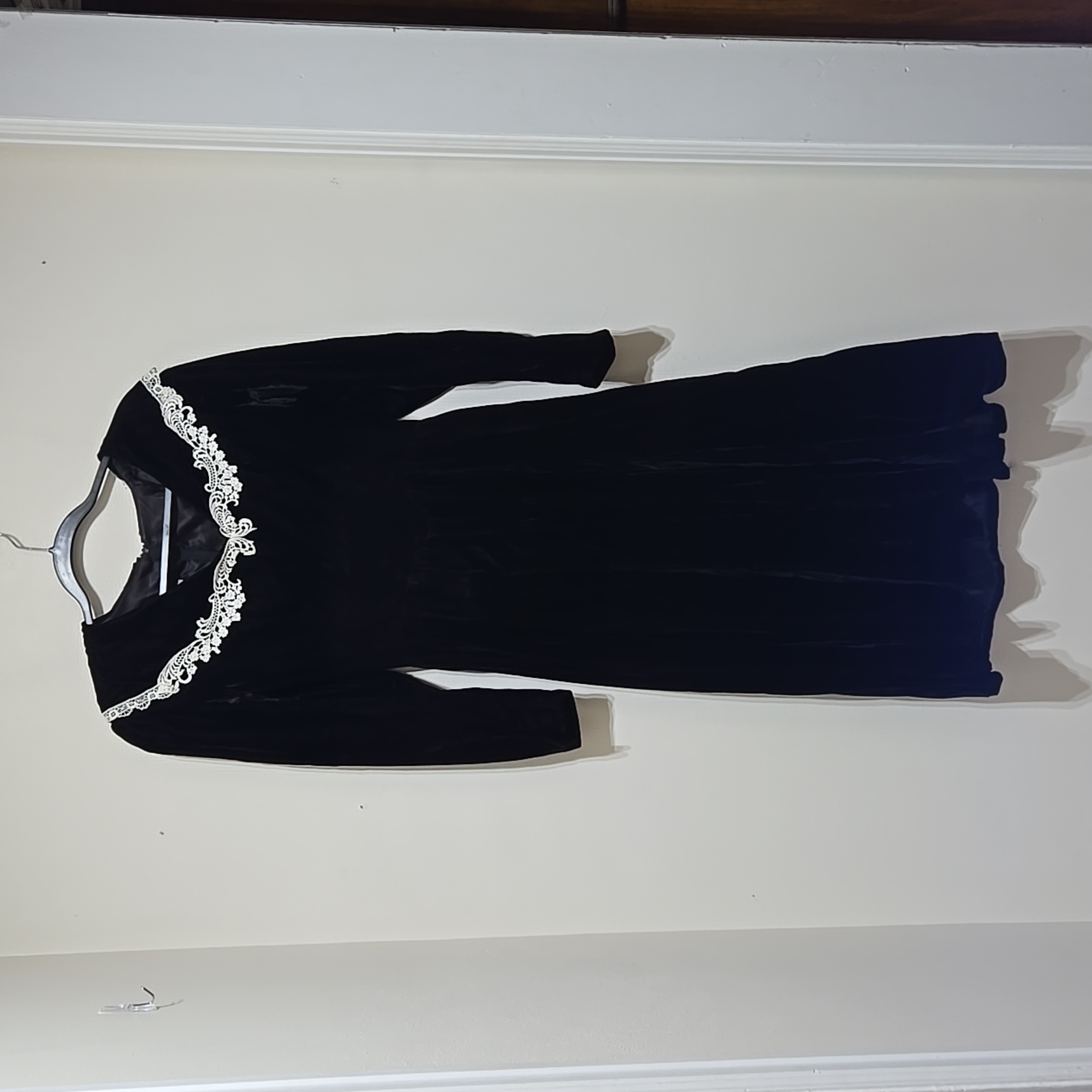 Gunne Sax Jessica Mcclintock Vintage Black Velvet Dress